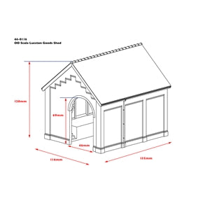 SCENECRAFT 44-0116 LUCSTON GOODS  SHED