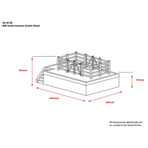 SCENECRAFT 44-0128 LUCSTON CATTLE DOCK