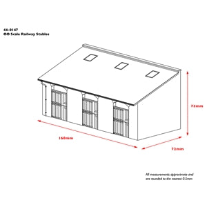 SCENECRAFT 44-0147 RAILWAY STABLES