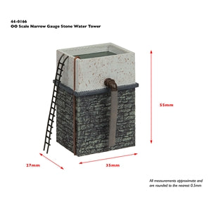 SCENECRAFT 44-0166 NARROW GAUGE STONE WATER TOWER OO-9