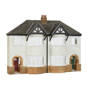 SCENECRAFT 44-0206 LOW RELIEF 1930 SEMI DETACHED HOUSES