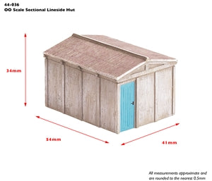 SCENECRAFT 44-036 SECTIONAL LINESIDE HUT