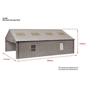 SCENECRAFT 44-083 CARRIAGE SHED