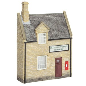 SCENECRAFT 44-296 LOW RELIEF HONEY STONE POST OFFICE