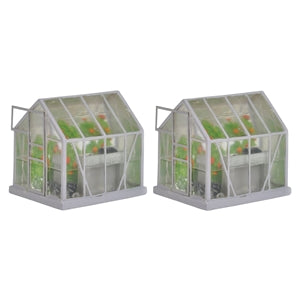 SCENECRAFT 44-515 GREENHOUSES X 2