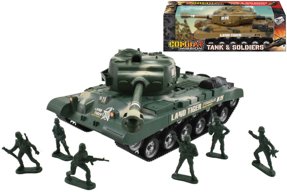 COMBAT MISSION TY0563 MILITARY SET TANK (TWO COLOURS ONE SUPPLIED)