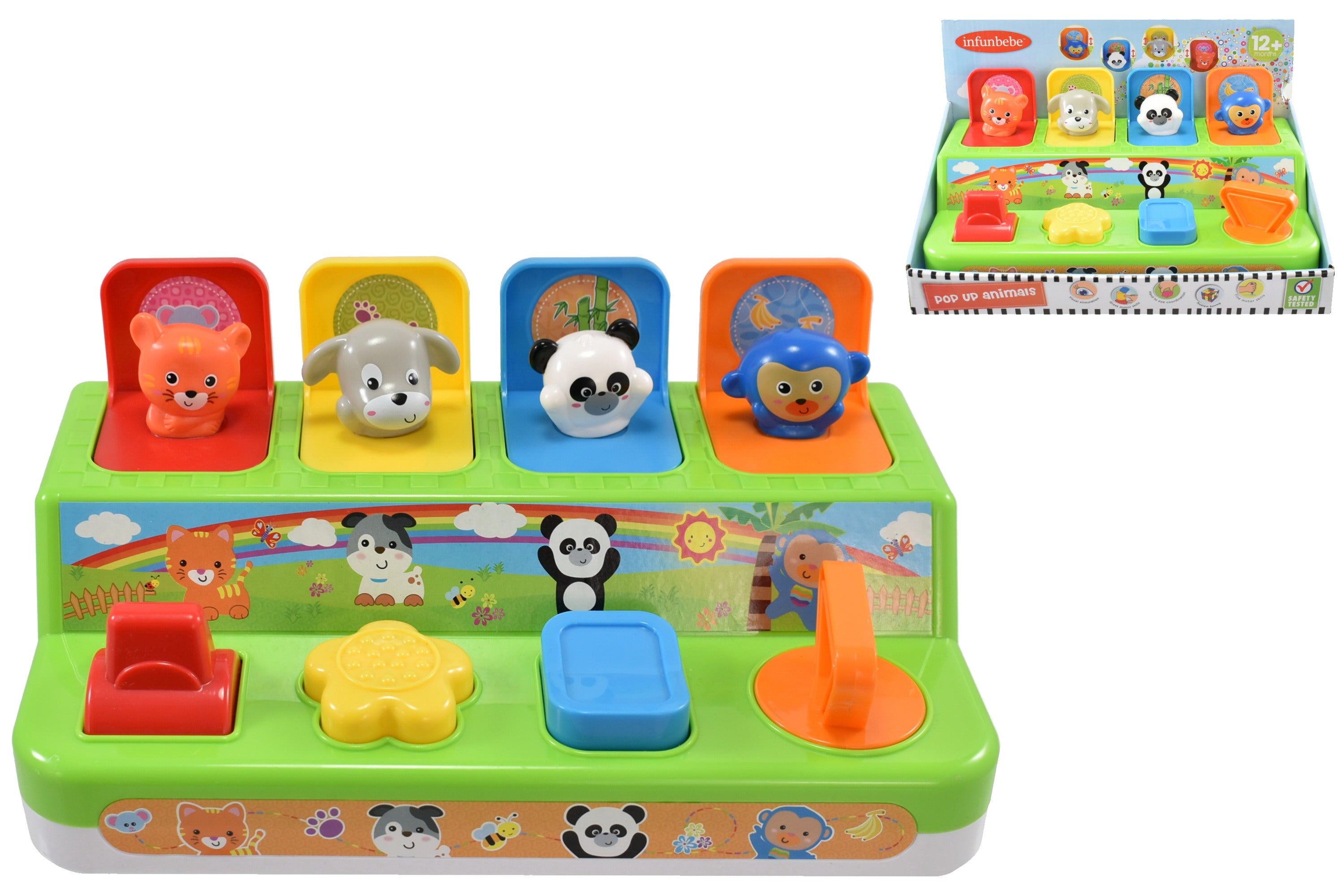 INFUNBEBE TY2458 POP UP ANIMALS