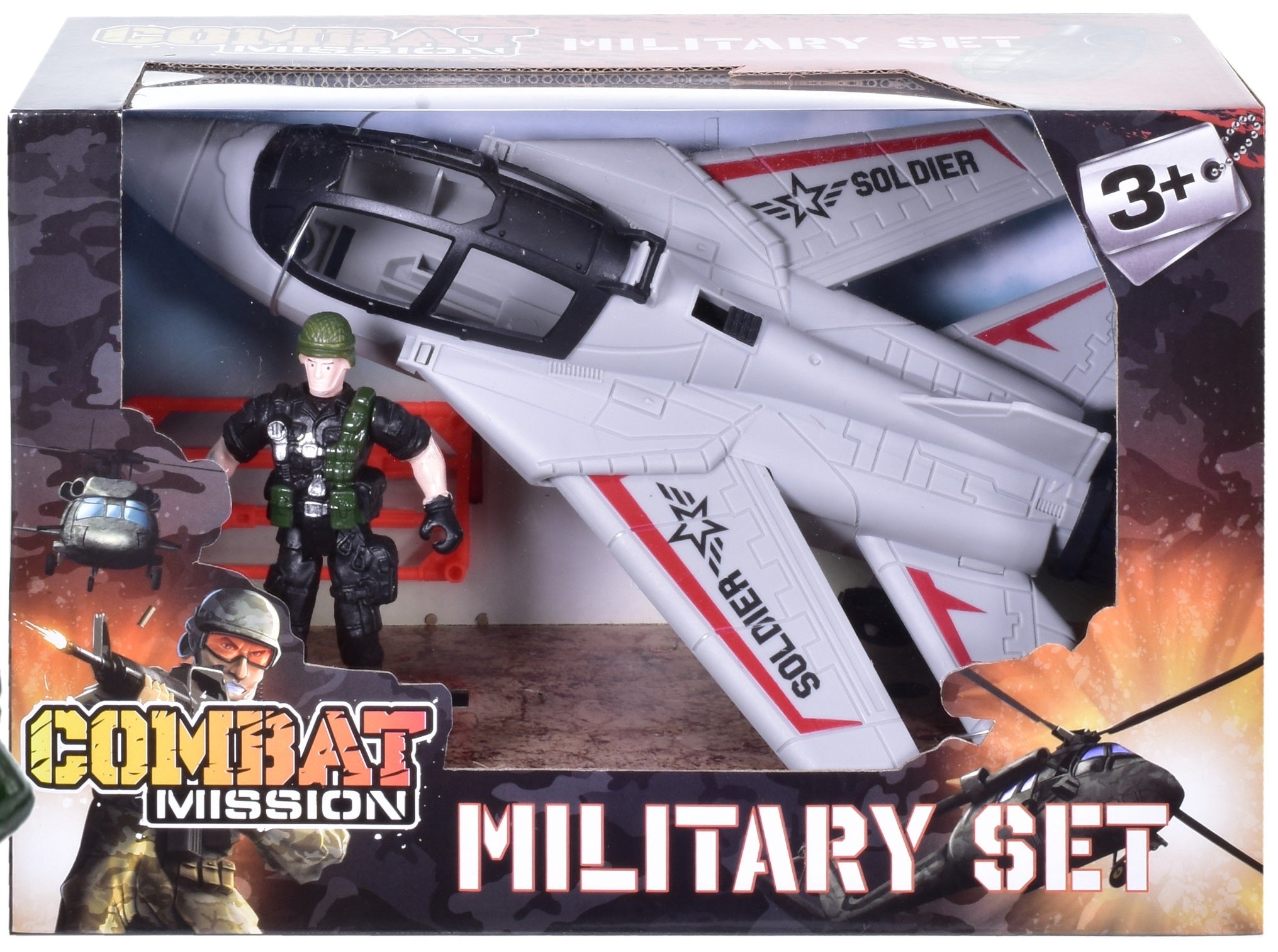 COMBAT MISSION TY4145 MILITARY SET JET PLANE