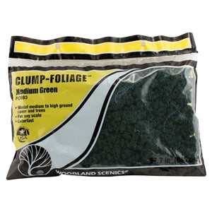 WOODLAND SCENICS WFC683 CLUMP-FOLIAGE MEDIUM GREEN