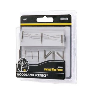 WOODLAND SCENICS A2980  BARBED WIRE FENCE