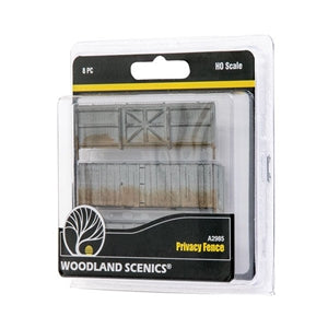 WOODLAND SCENICS A2985 PRIVACY FENCE