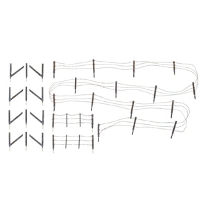 WOODLAND SCENICS A2990  BARBED WIRE  FENCE
