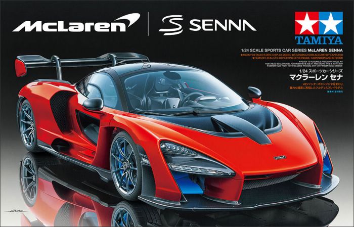 TAMIYA 24355 MCLAREN SENNA CAR KIT 1/24  SCALE