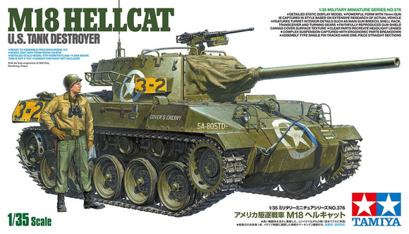 TAMIYA 35270 1/35 U.S. Tank Destroyer M18 Hellcat Plastic Model Plastic Kit