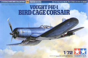 TAMIYA 60774 Vought F4U-1 Bird Cage Corsair Aircraft kit 1/72 SCALE