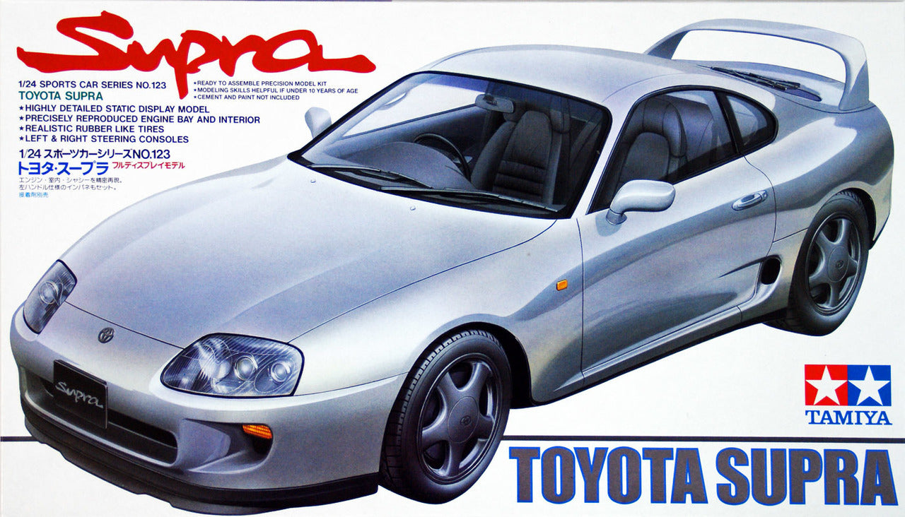 TAMIYA 24123 TOYOTA SUPRA CAR KIT 1/24  SCALE