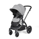 Ickle Bubba Stomp Luxe Travel System Pearl Grey/Black Chassis/Black