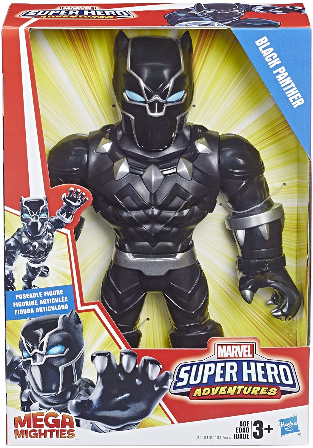 MARVEL E4151 MEGA MIGHTIES BLACK PANTHER