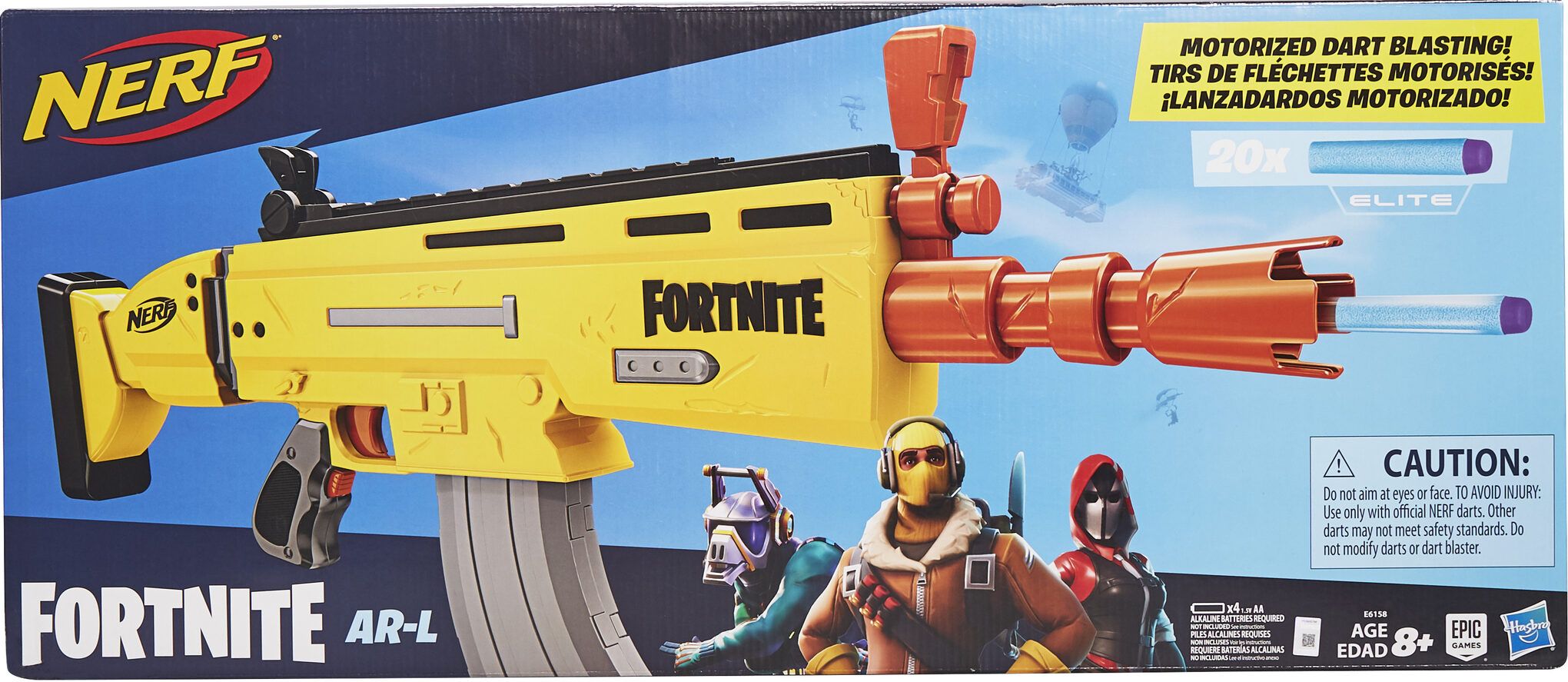 NERF E6158 FORTNITE AR-L MOTORIZED DART BLASTER