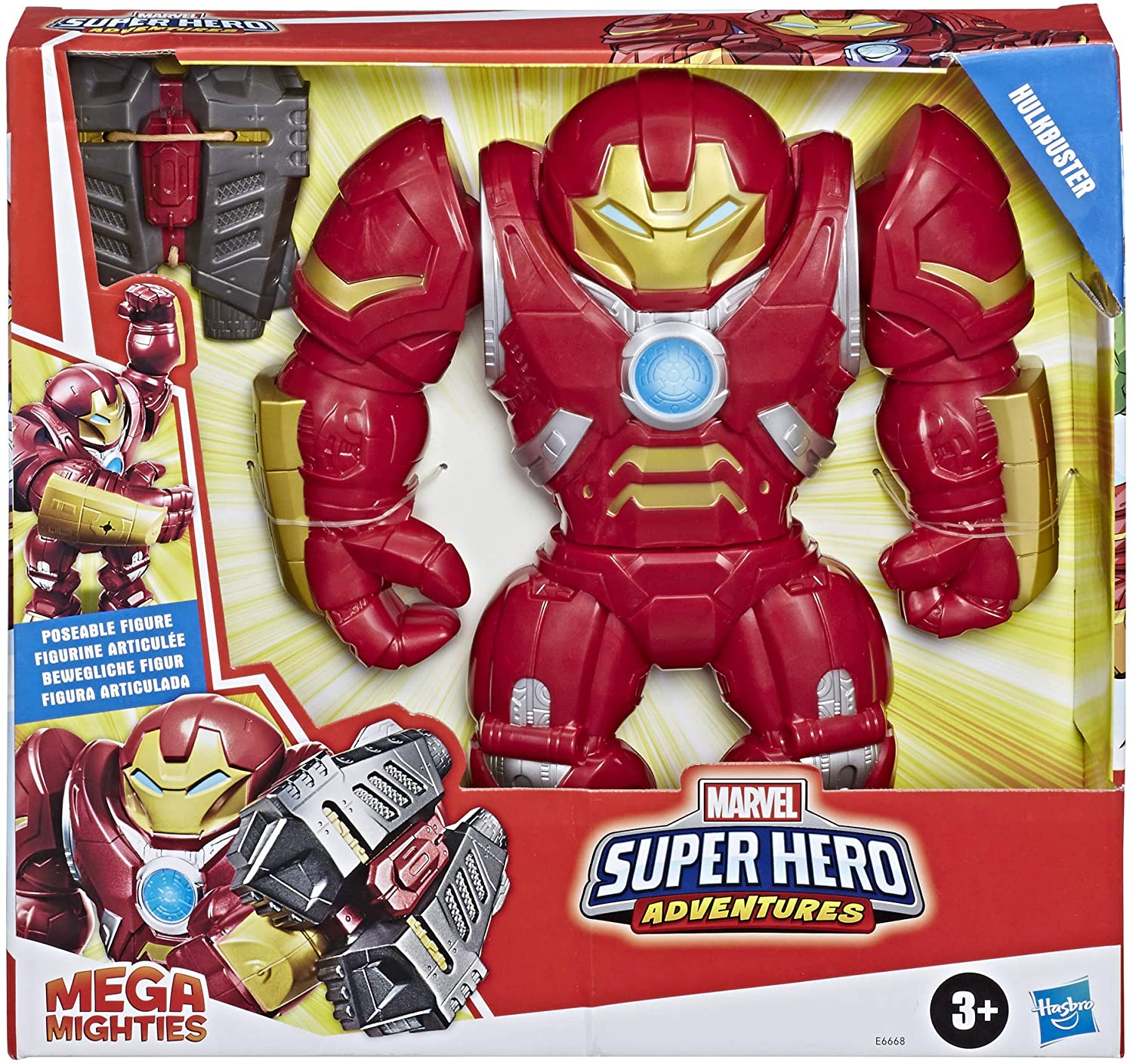 MARVEL E6668 SUPERHERO ADVENTURES MEGA MIGHTIES HULK BUSTER