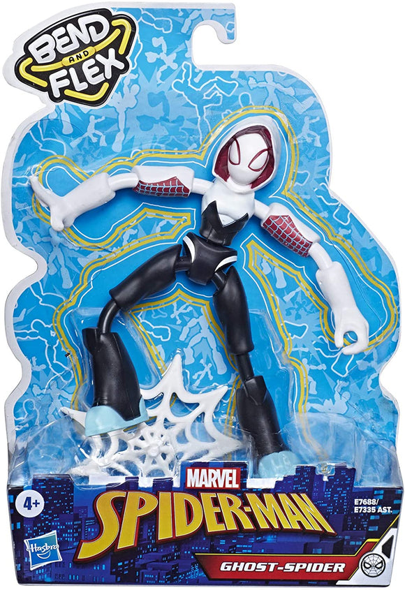 MARVEL E7688 SPIDERMAN BEND AND FLEX GHOST SPIDER