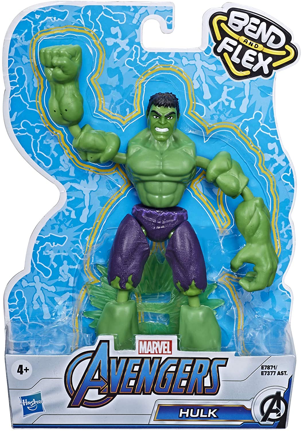 MARVEL E7871 AVENGERS BEND AND FLEX HULK