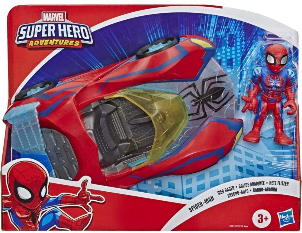 MARVEL E4840 SUPERHERO ADVENTURES SPIDERMAN WEB RACER CAR