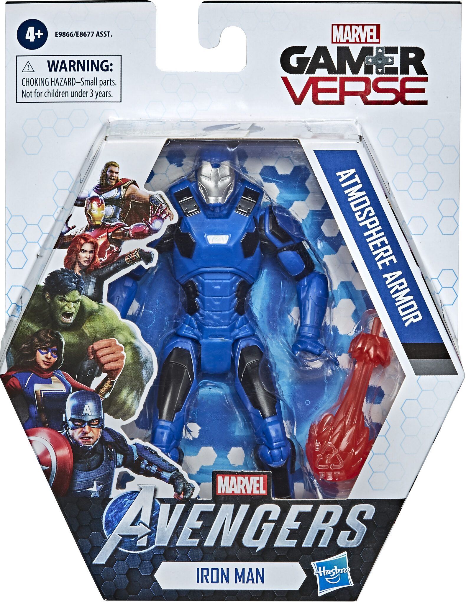 MARVEL E9866 GAMERVERSE AVENGER IRON MAN 6 INCH FIGURE