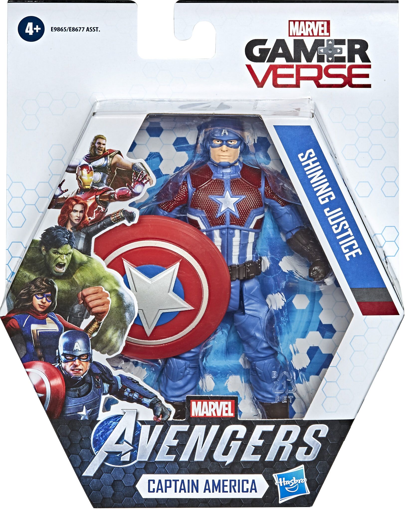 MARVEL E9865 GAMERVERSE AVENGERS CAPTAIN AMERICA 6 INCH FIGURE