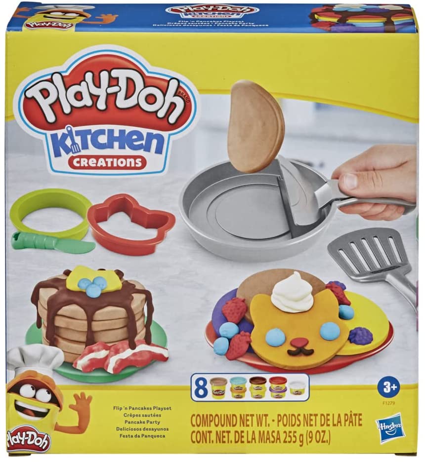 PLAYDOH F1279 KITCHEN CREATIONS FLIP N PANCAKES PLAYSET