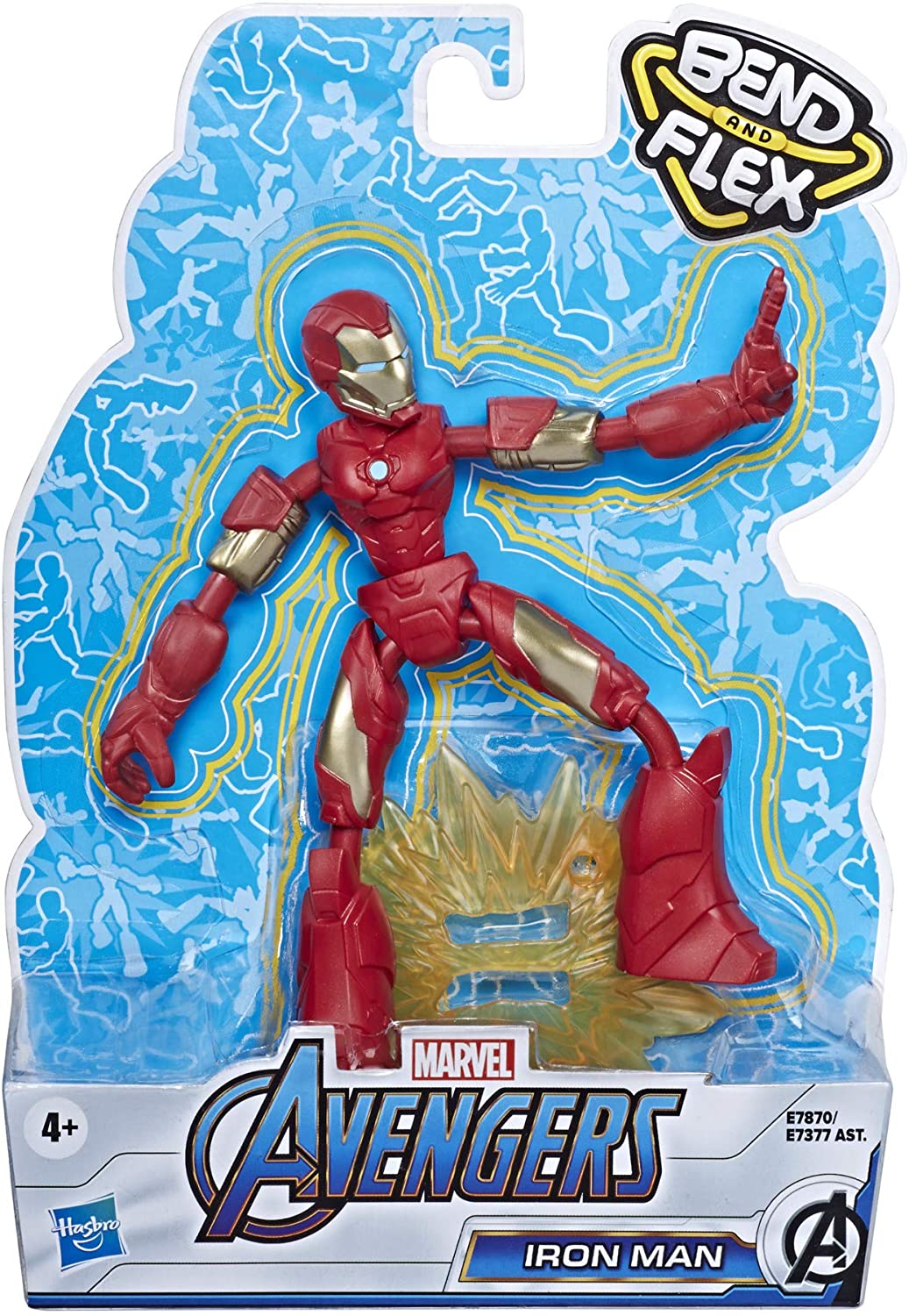 MARVEL E7870 AVENGERS BEND AND FLEX IRON MAN