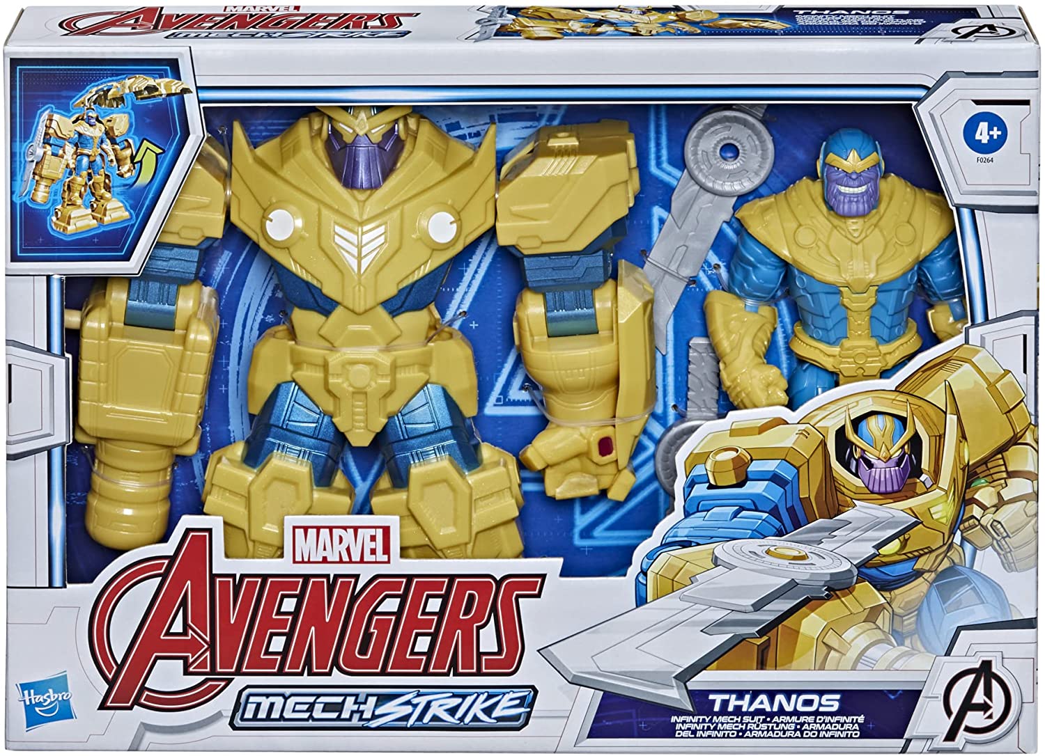 MARVEL F0264 AVENGERS MECHSTRIKE THANOS INFINITY MECH SUIT