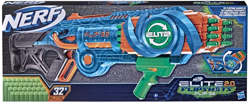 NERF F2553 ELITE 2.0 FLIPSHOTS FLIP 32