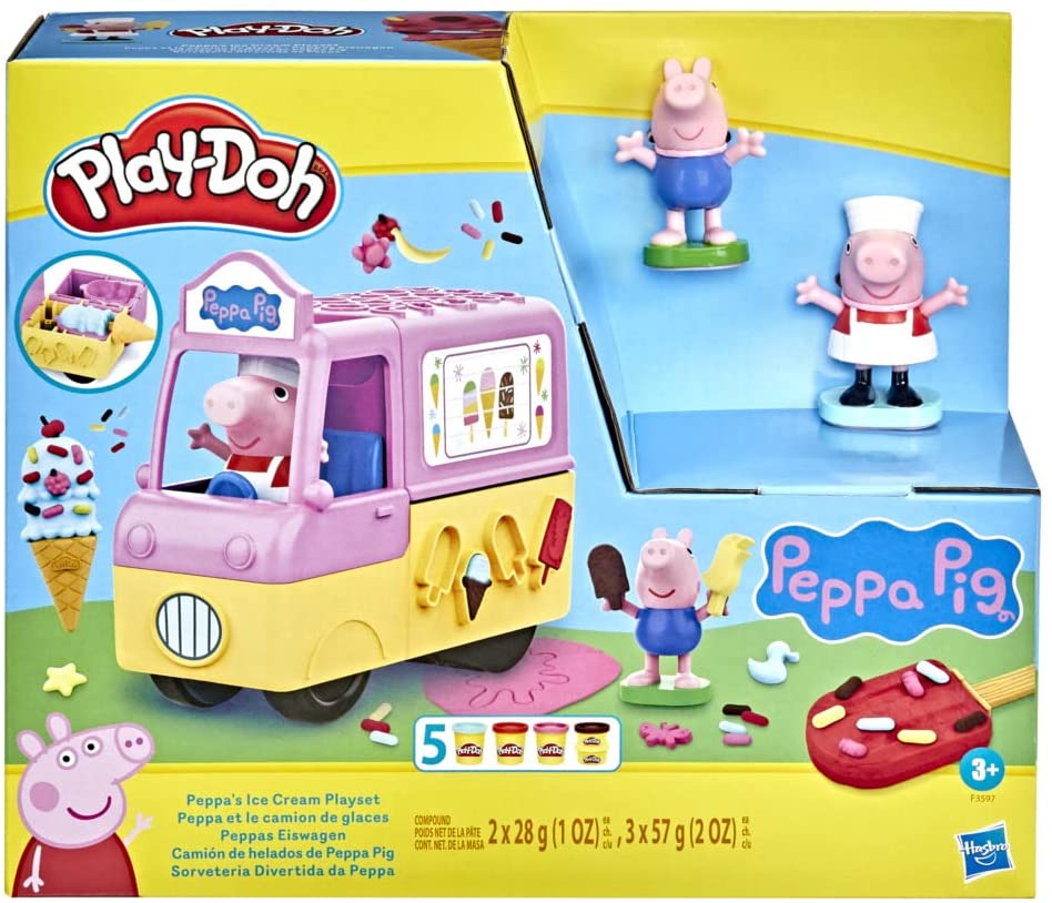 PLAYDOH F3597 PEPPAS ICE CREAM PLAYSET