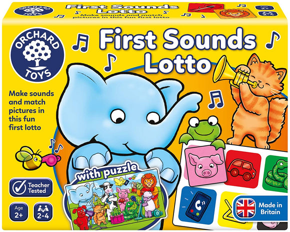 ORCHARD TOYS 100 FIRST SOUNDS LOTTO GAME