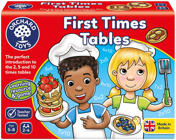 ORCHARD TOYS 102 FIRST TIMES TABLES