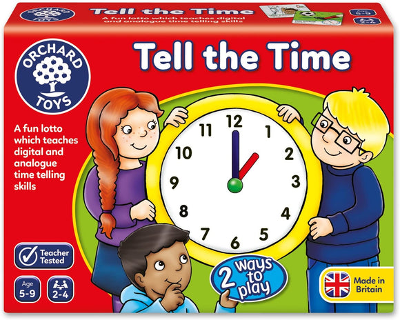 ORCHARD TOYS 015 TELL THE TIME GAME