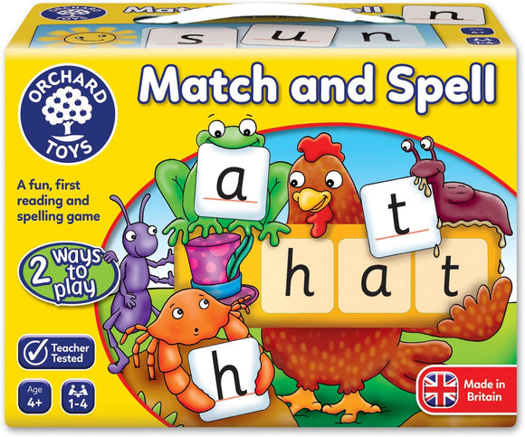 ORCHARD TOYS 004 MATCH AND SPELL GAME