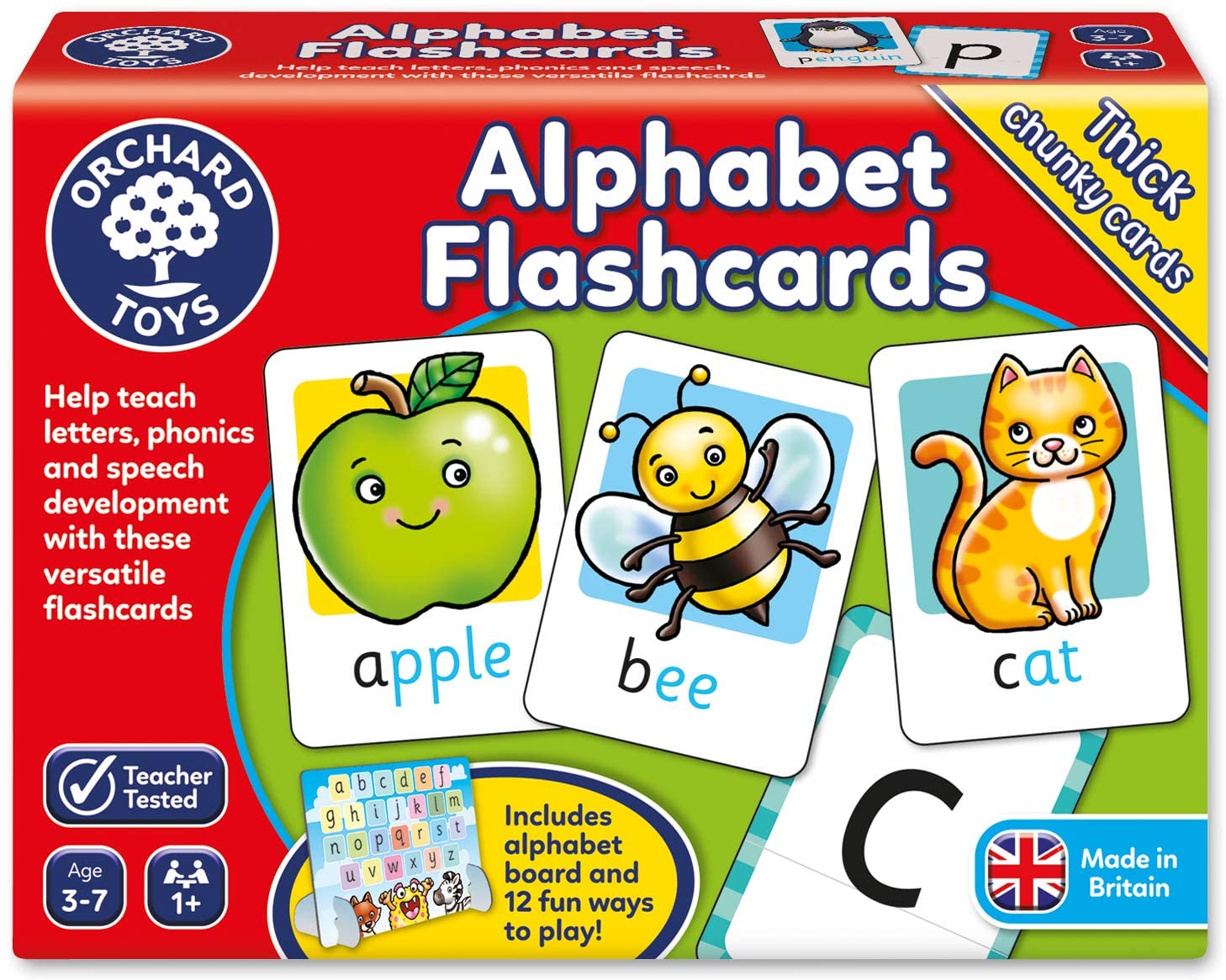 ORCHARD TOYS 024 ALPHABET FLASHCARDS GAME