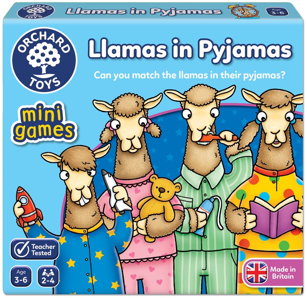 ORCHARD TOYS 358 LLAMAS IN PYJAMAS MINI GAME