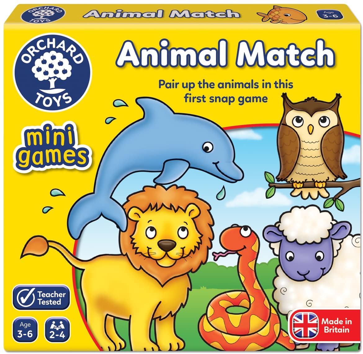 ORCHARD TOYS 363 ANIMAL MATCH MINI GAME