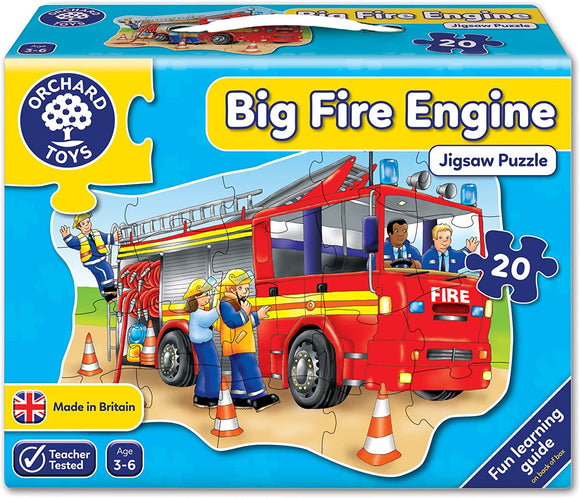 ORCHARD TOYS 258 BIG FIRE ENGINE JIGSAW PUZZLE