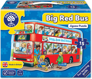 ORCHARD TOYS 249 BIG RED BUS JIGSAW PUZZLE