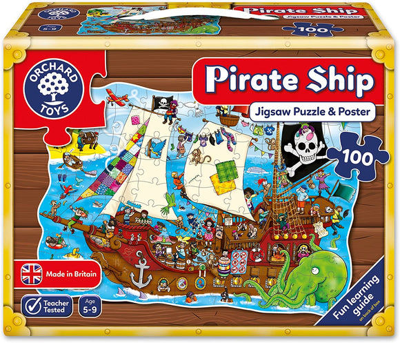 ORCHARD TOYS 228 PIRATE SHIP JIGSAW PUZZLE