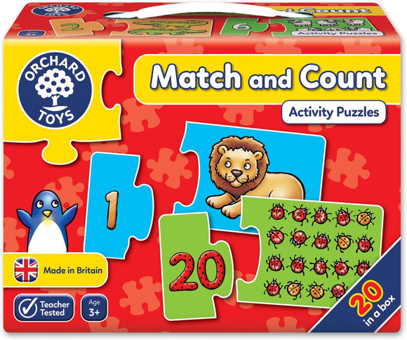 ORCHARD TOYS 219 MATCH AND COUNT JIGSAW PUZZLE