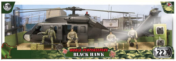 WORLD PEACEKEEPERS 72490 BLACK HAWK & 4 FIGURES