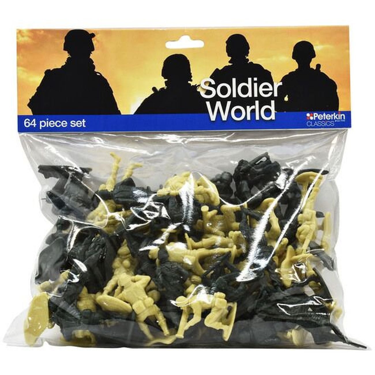 PETERKIN 21064 TOY SOLDIERS 64 PIECE SET