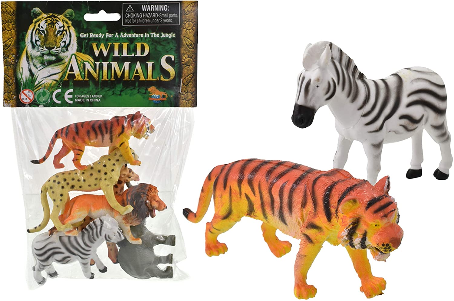 TOYMASTER TY9866 WILD ANIMALS 6 PACK