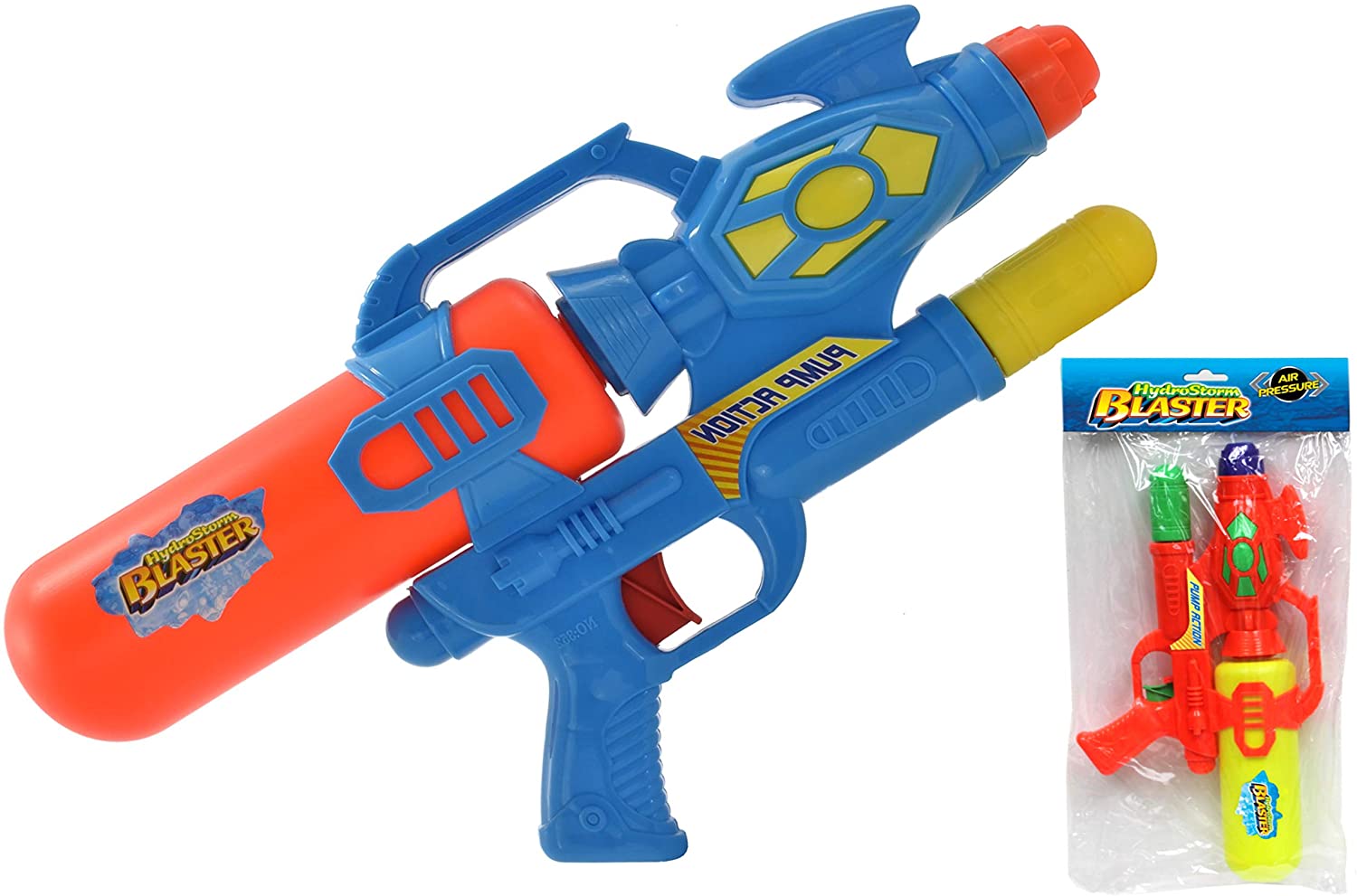 TOYMASTER TY6603 43CM AIR PRESSURE BLASTER WATER GUN (COLOURS MAY VARY)