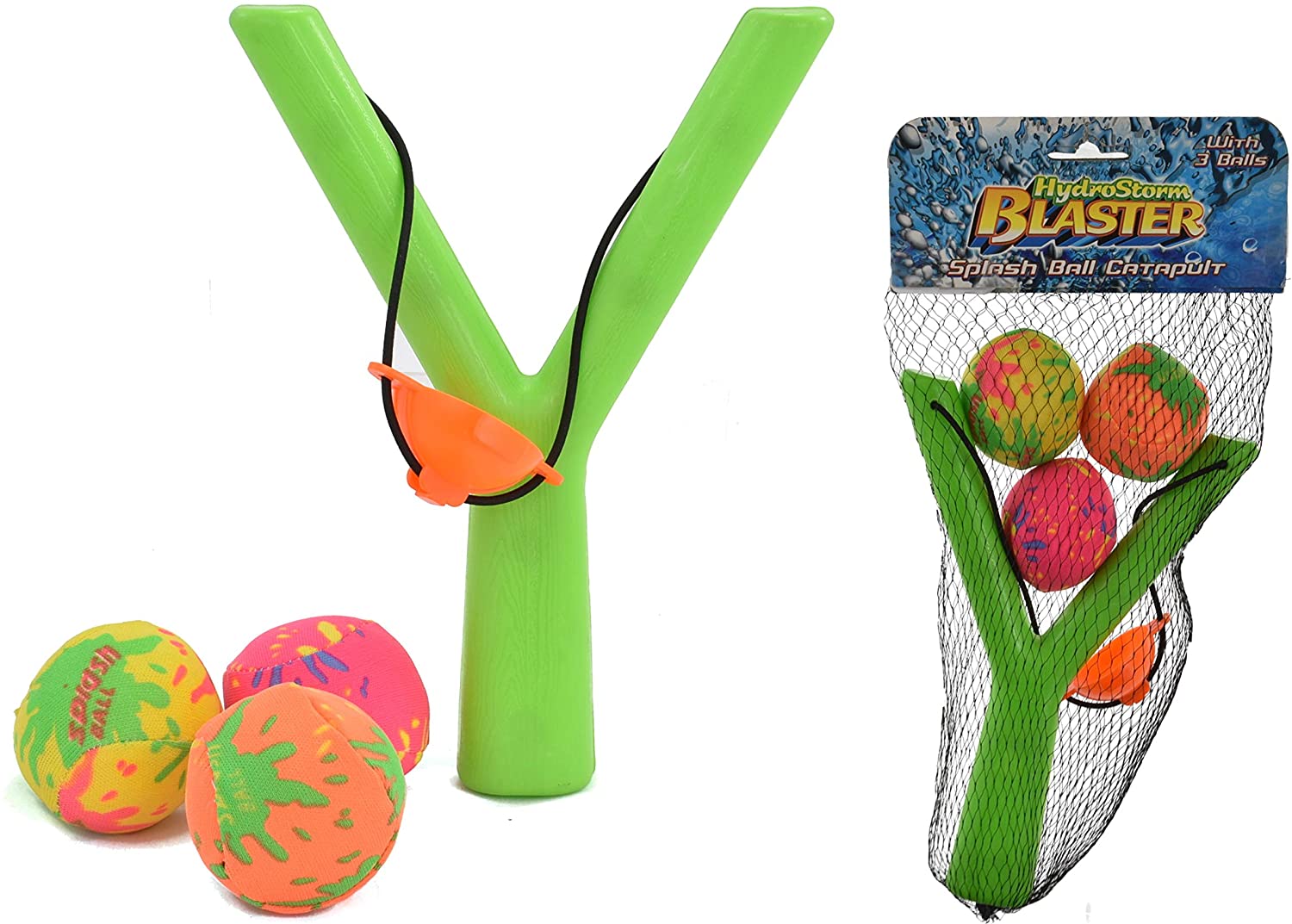 TOYMASTER TY6606 HYDROSTORM SPLASH BALL CATAPULT WITH 3 BALLS